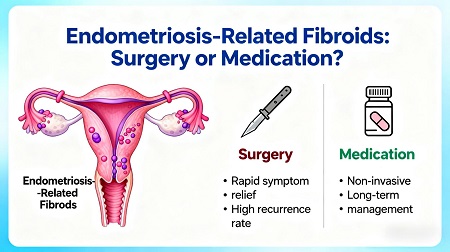 Endometriosis-Related Fibroids: Surgery or Medication?